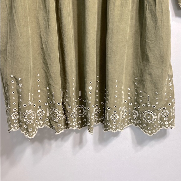 Madewell Olive Corduroy Dress with Square Neckline NEW With Tags! Size XL - Picture 8 of 11